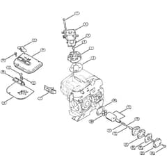 Genuine Stihl 009 / E - Air filter, Oil pump