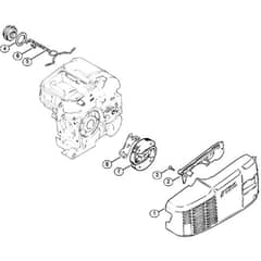 Genuine Stihl 009 / H - Clutch (33.89), (30.89), (25.84)
