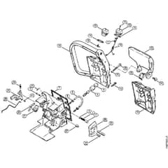 Genuine Stihl 015 AV / B - Handle housing