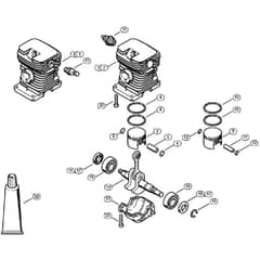Genuine Stihl 018 C / B - Cylinder