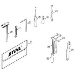 Genuine Stihl 020 1114 / M - Tools, Extras