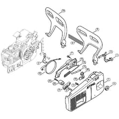Genuine Stihl 020 T / E - Chain sprocket cover