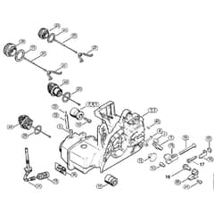Genuine Stihl 023 / D - Motor housing