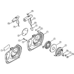 Genuine Stihl 024 WB / F - Rewind starter