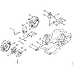 Genuine Stihl 032 AV / F - Trigger unit, Pickup body