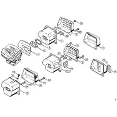 Genuine Stihl 034 / C - Muffler
