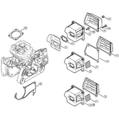 Genuine Stihl 036 QS / E - Muffler