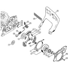 Genuine Stihl 036 QS / F - Clutch, Chain brake