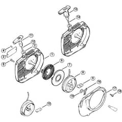 Genuine Stihl 038 M / G - Rewind starter