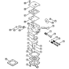 Genuine Stihl 038 M / M - Carburetor Bing 48A125 (50.2008)