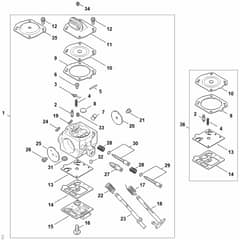 Genuine Stihl 039 / J - Carburetor HD-19