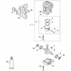 Genuine Stihl 039 / B - Cylinder 039