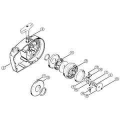 Genuine Stihl 041 AVEQ / H - Rewind starter (11.68)