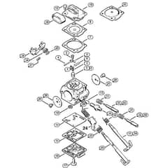 Genuine Stihl 044 C / M - Carburetor C3M-S12 automatic choke