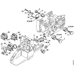 Genuine Stihl 044 / K - AV system