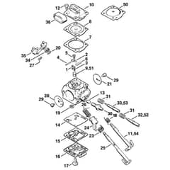 Genuine Stihl 044 / M - Carburetor C3M-S12 automatic choke