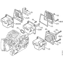 Genuine Stihl 046 Magnum / C - Muffler