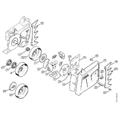Genuine Stihl 051 / D - Clutch, Chain sprocket cover