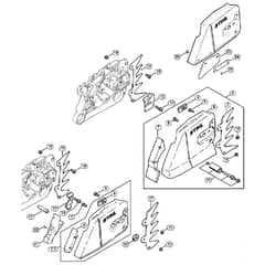 Genuine Stihl 064 / F - Chain sprocket cover