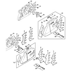Genuine Stihl 066 / F - Chain sprocket cover