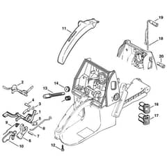 Genuine Stihl 066 / L - Throttle control