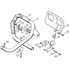 Genuine Stihl 070 / M - Handlebar