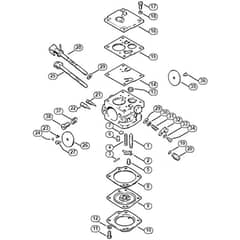 Genuine Stihl 08 SE / S - Carburetor IVH8 Brosol  X 27 526 677