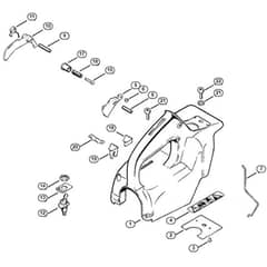 Genuine Stihl 08 SEQ / N - Shroud