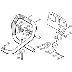 Genuine Stihl 090 AV / P - Handlebar
