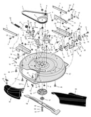 Hayter Heritage 10-30 - 133B (133B001001 - 133B099999) - Mower Housing