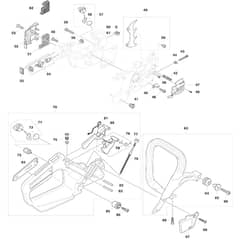 Makita 115 - Engine Chain Saw - Power Tool 02 Diagram