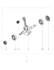 Husqvarna 120 - Crankshaft