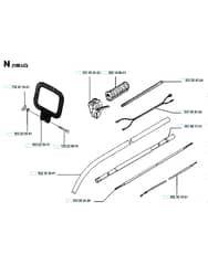 Husqvarna 120 L - Shaft & Handle