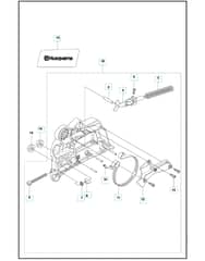 Husqvarna 120MKII - Chain Brake