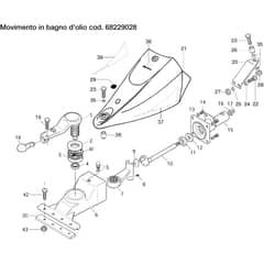120 S - Bertolini Sickle Bar Mower Oil Bath Movement Diagram
