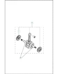 Husqvarna 120EMARKII - Crankshaft