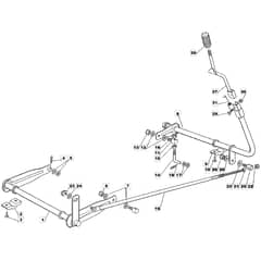 1228H - 2002 - 13-2642-12 - Mountfield Ride On Mower Deck Lifting Diagram