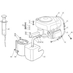 1228H - 2004 - 13-2642-14 - Mountfield Ride On Mower Engine Diagram