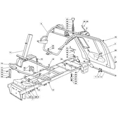 1228H - 2004 - 13-2642-14 - Mountfield Ride On Mower Frame Diagram