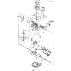 1228H - 2006 - 13-2642-16 - Mountfield Ride On Mower Kanzaki Transaxle K46T Diagram
