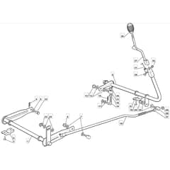 1228H - 2011-2013 - 2T1524483/UM9 - Mountfield Ride On Mower Deck Lifting Diagram