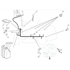 1228H - 2011-2013 - 2T1524483/UM9 - Mountfield Ride On Mower Electrics Diagram