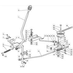 1228H - 2011-2013 - 2T1524483/UM9 - Mountfield Ride On Mower Engagement Diagram