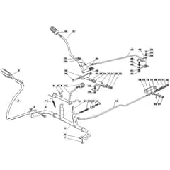 1228M - 2002 - 13-2641-12 - Mountfield Ride On Mower Controls Diagram