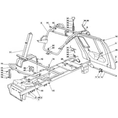 1228M - 2002 - 13-2641-12 - Mountfield Ride On Mower Frame Diagram