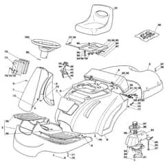 1228M - 2005 - 13-2641-15 - Mountfield Ride On Mower Body Diagram
