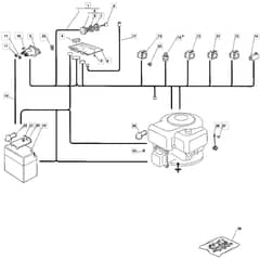1228M - 2005 - 13-2641-15 - Mountfield Ride On Mower Electrics Diagram