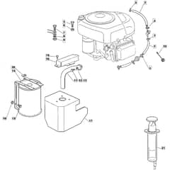1228M - 2005 - 13-2641-15 - Mountfield Ride On Mower Engine Diagram