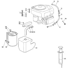 1228M - 2006 - 13-2641-16 - Mountfield Ride On Mower Engine Diagram