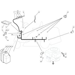 1228M - 2002-2007 - 299981133/MOU - Mountfield Ride On Mower Electrics Diagram